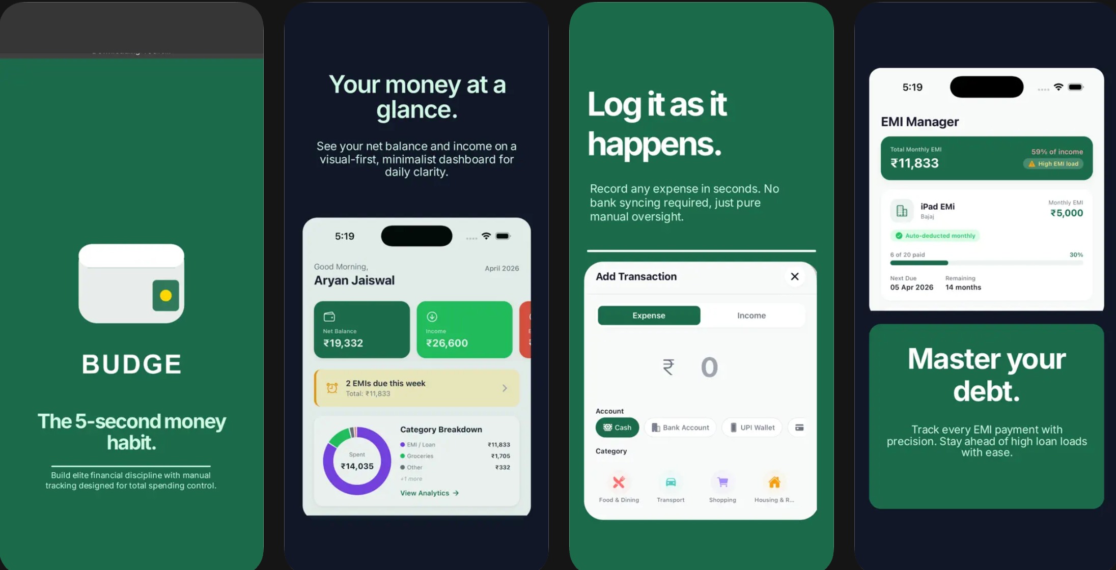 Budge — Budget & Money Tracker for iOS