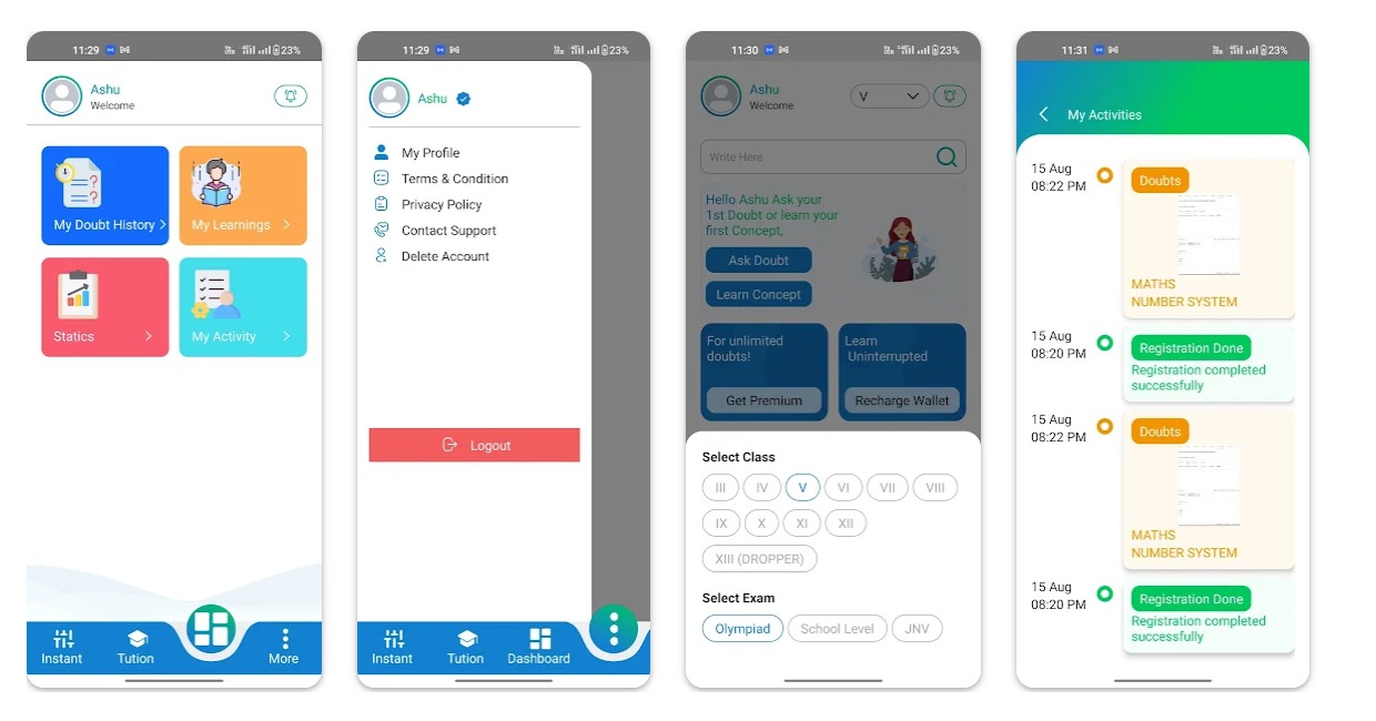 Instant Live Tutoring & Doubt-Solving App