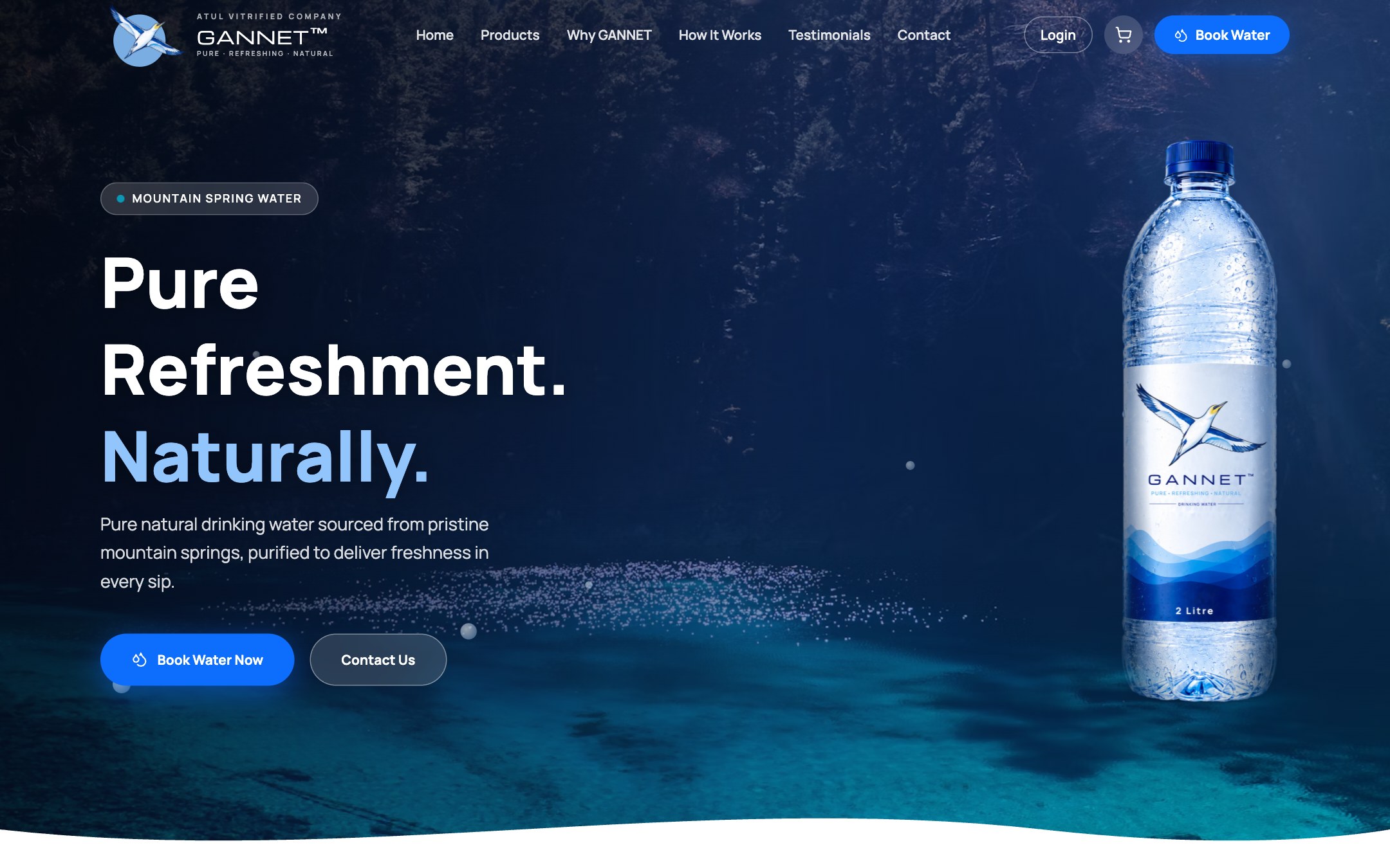 Spring Water Ordering & Delivery Booking Platform